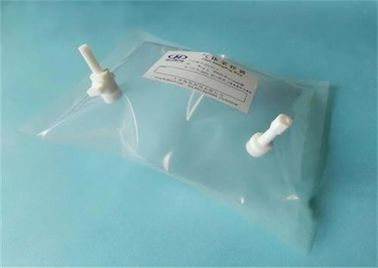 China Bolso de muestreo del aire/del gas de Fluode con los bolsos rectos de la muestra de la jeringuilla del septo del silicón de PTFE que caben valve+PTFE (FLU3-5_1L) proveedor