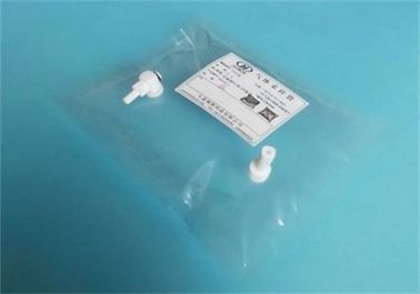 Porcelana Bolso de muestreo del gas de Kynar PVDF con la jeringuilla sampling+PTFE del puerto del septo de la lado-abertura PTFE que cabe KYN4Z_0.3L (bolso de la muestra de aire) proveedor