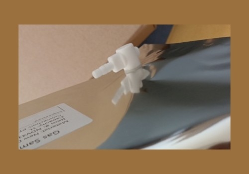 Porcelana Bolsas de muestreo de gas de papel laminado de varias capas nuevas de Devex con válvula de apertura lateral de PTFE (y instalación septal) (NDV41_1L) bolsas de muestreo de aire proveedor