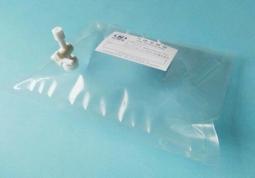 Porcelana Bolsa de muestreo de gas Kynar PVDF con válvula combinada de tapones con tabique de silicona KYN11_0.3L (bolsa de muestreo de aire) HEDE HedeTech proveedor