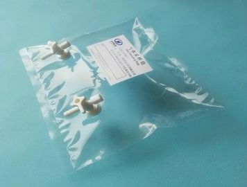 Bolso de muestreo del gas de Tedlar® PVF con la dual-válvula de la lado-abertura de la llave de paso con el puerto 1/4